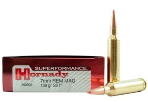 Hornady 7mm Rem Mag Superformance H80593 139 Gr Sst 20 Per Box