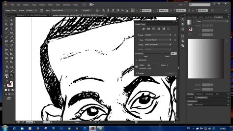 Converting Your Drawing Sketch Into A Vector Using Trace In Illustrator