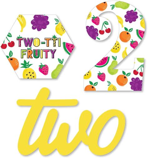 2nd Birthday Two Tti Fruity Diy Shaped Frutti Summer