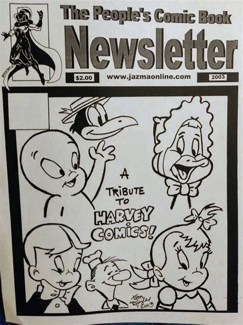 The Peoples Comic Book Newsletter 2003 Cover By Tommy Doyle