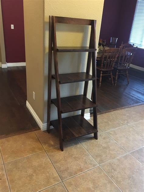 Ana White Ladder Shelf Diy Projects
