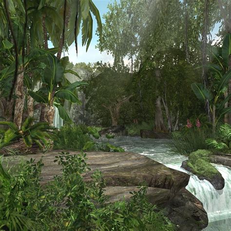 Waterfall Jungle Cascades Max