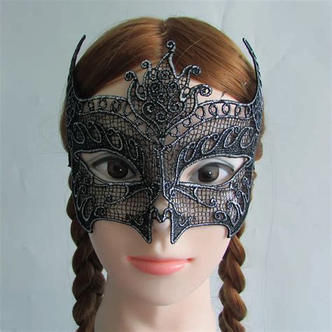 Hot Sell Silver Sexy Lady Lace Mask Eye Mask For Masquerade Party Fancy Dress Costume Hallowmas
