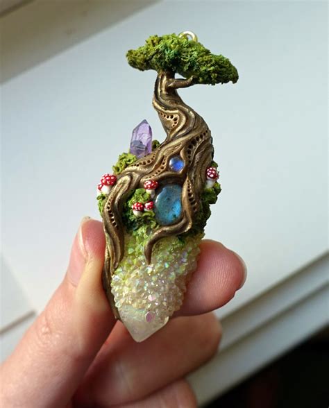 Little Forest By Thespiritnectar On Etsy Amulets Polymer Clay