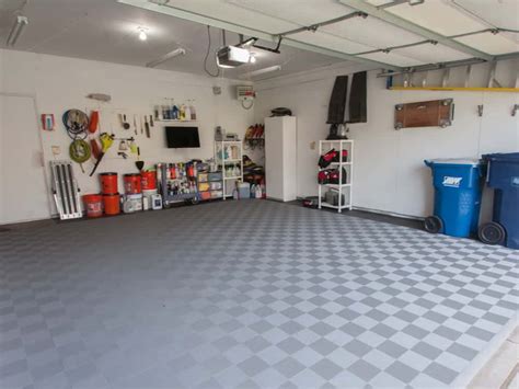 Draining Garage Floor Tiles