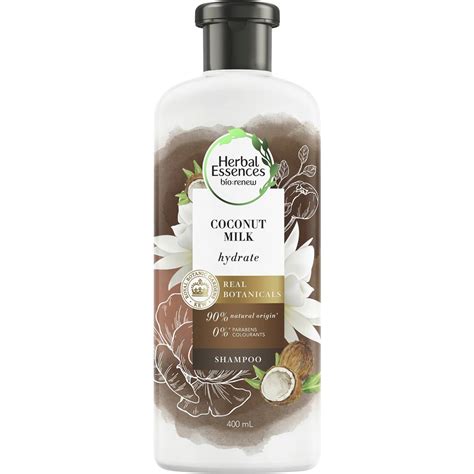 Herbal Essences Biorenew Coconut Milk Hydrating Shampoo 400ml Woolworths