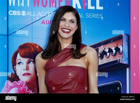 Alexandra Daddario Attends The Premiere Of Why Women Kill At Wallis Annenberg Center In Los