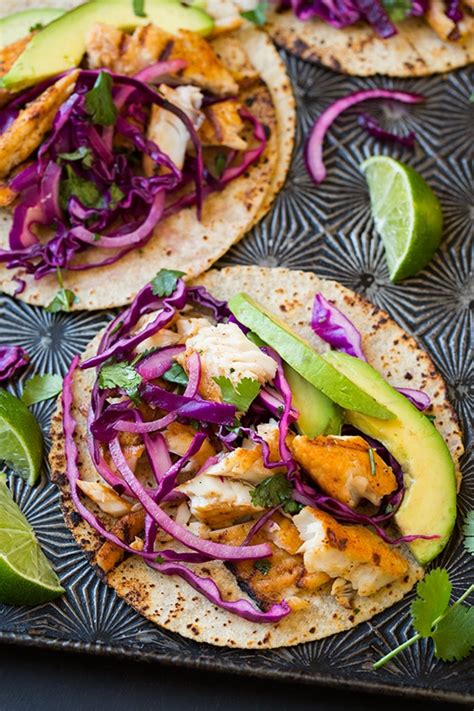 Grilled Fish Tacos With Lime Cabbage Slaw Cooking Classy