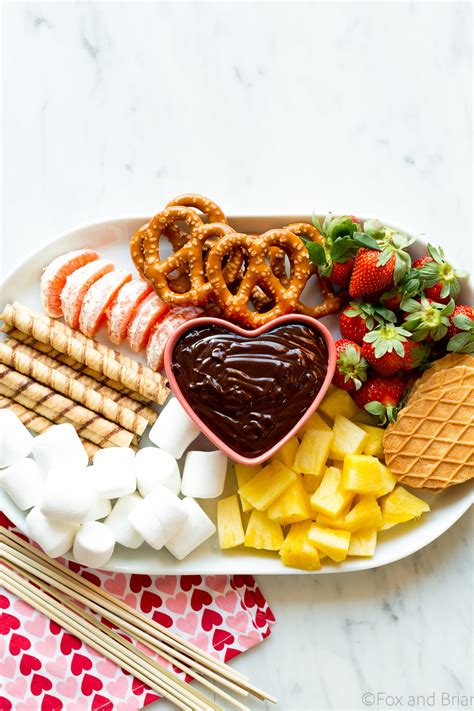 Use any frozen fruit in place of the strawberries. Chocolate Fondue - Fox and Briar