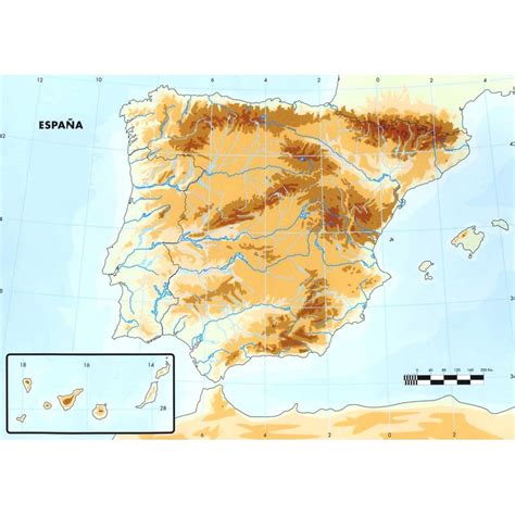 Juegos De Geografía Juego De Mapa Físico De España 1 Cerebriti