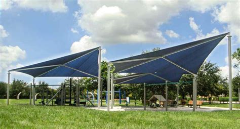 Shade Kites Fabric Shade Structures With Removable Canopies Shade