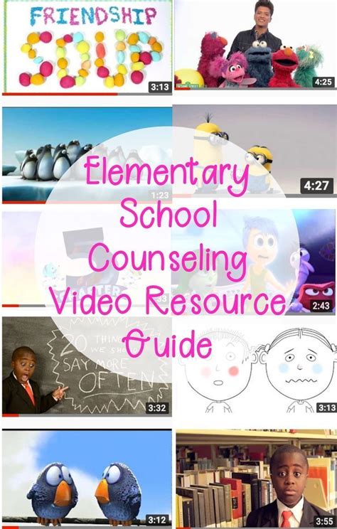 School Counseling Youtube Video Guide School Counseling Lessons