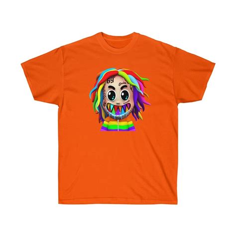 6ix9ine Orange T Shirt