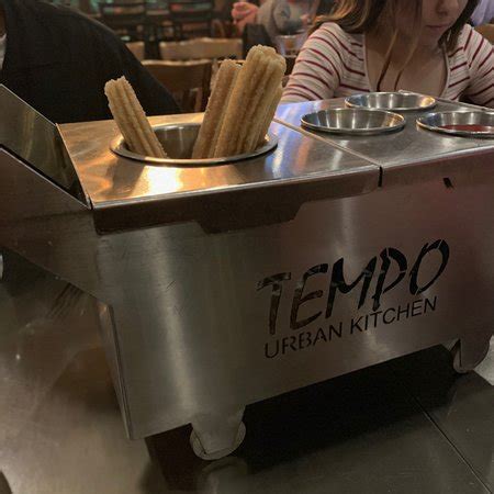 3 animales tacos, pork belly bites and the shishito peppers. Tempo Urban Kitchen, Brea - 1060 E Imperial Hwy ...