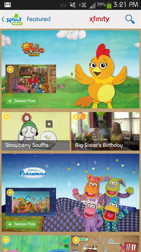 New App Nbc Universal Releases Sprout Now Android App With Full