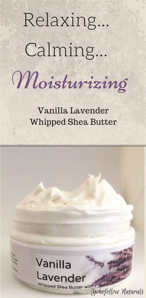 Vanilla Lavender Whipped Body Butter Is Made With Skin Smoothing All