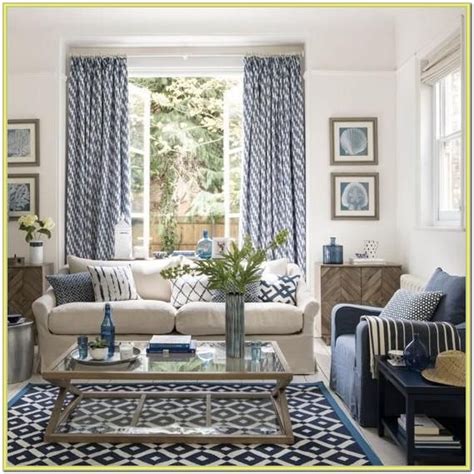 Beige And Navy Blue Living Room Ideas In 2020 Living