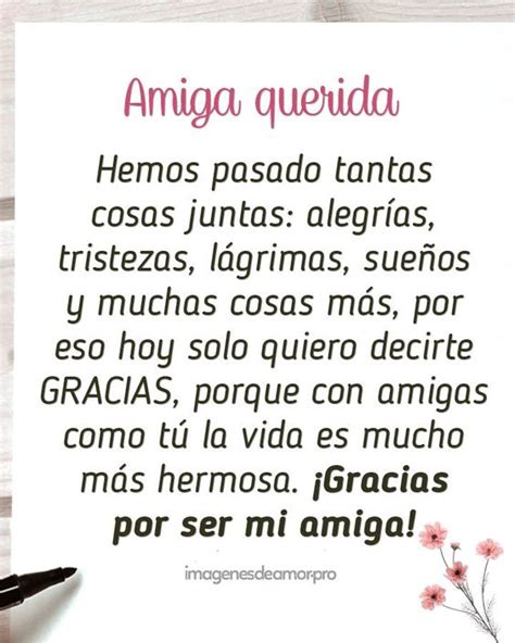 Para Mi Mejor Amiga Imágenes Bonitas Frases Cortas Y Largas Te Quiero