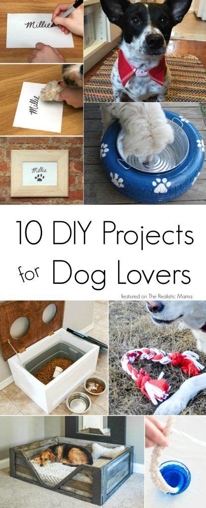 10 Diy Projects For Dog Lovers The Realistic Mama Diy Projects For