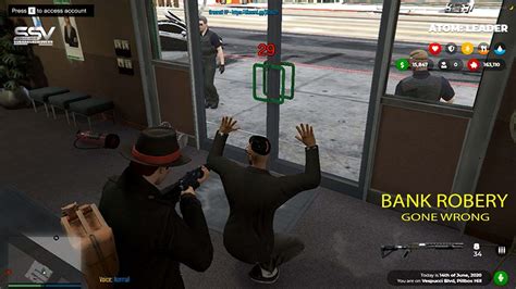 We Robbed Bank Gone Wrong Gta V Roleplay Youtube