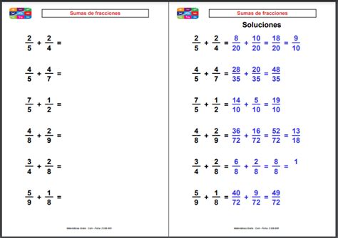 Problemas De Fracciones Suma Resta Multiplicaci N Divisi N Hot Sex Picture