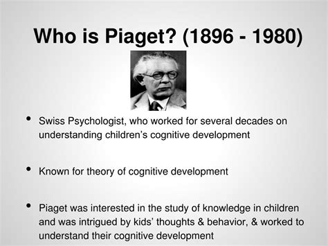 Ppt Jean Piaget Constructivist And Developmental Theorist Powerpoint