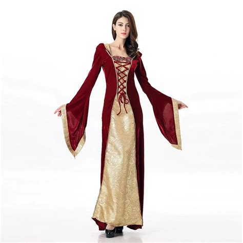 vashejiang sexy medieval costume cosplay dress adult fantasia princess costume halloween