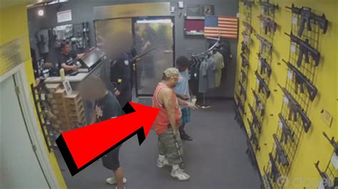 Man Caught On Camera Stealing Gun Was Inches From Uniformed Cops Tv