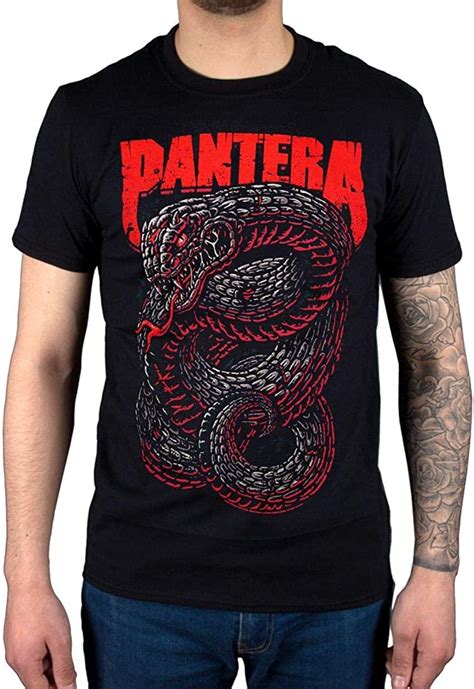 Official Pantera Venomous Snake T Shirt Uk Clothing