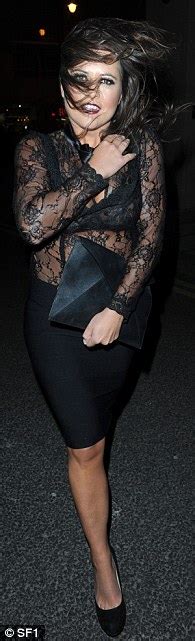 Karen Danczuk Flashes Her Cleavage In Gothic See Through Top For