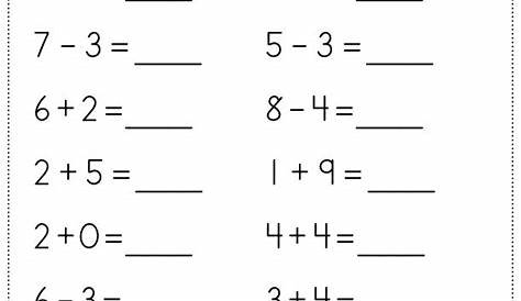 long addition and subtraction worksheet