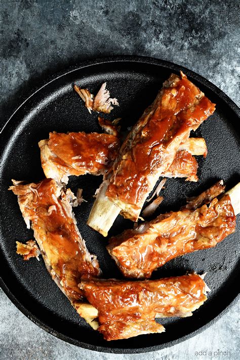 Easy Slow Cooker Ribs Recipe Add A Pinch