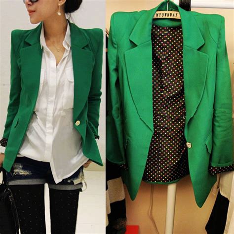 Loving This Emerald Green Blazer Blazers For Women Suits For Women