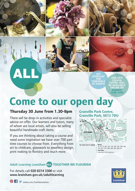 Adult Learning Lewisham Open Day Around Dulwich