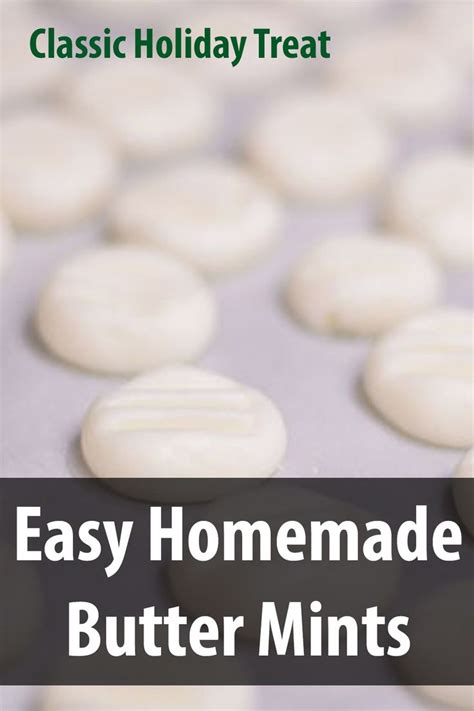 How To Make Butter Mints Candy Recipes Homemade Buttermints Recipe