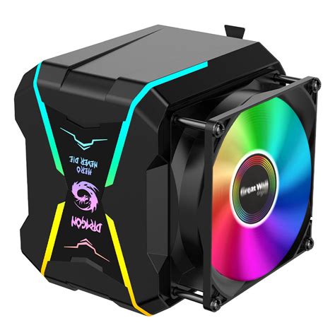 Great Wall Argb Rgb Led Cpu Cooler Fan 90mm Cooling Aura Sync For Intel