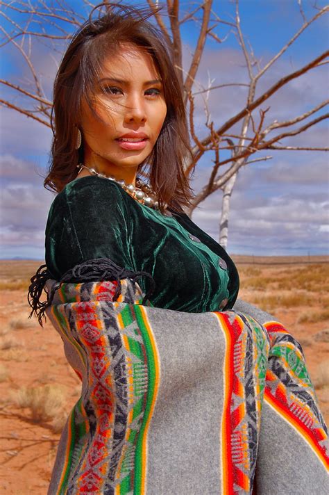 Clarissa Carlson Navajo American Indian Girl Native American