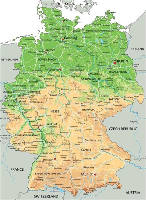 German Mapa Ilustracja Wektor Ilustracja Złożonej Z Kontur 105050753