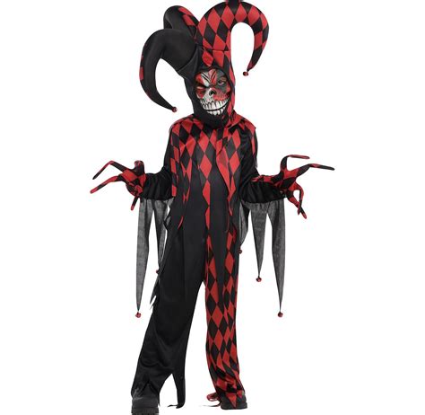 Amscan Krazed Jester Halloween Costume For Boys Small With Included