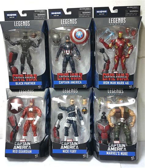 Captain America Civil War Marvel Legends 6 Inch Movie Wave On Ebay