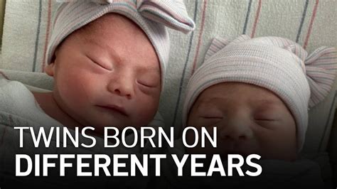 California Twins Born 15 Minutes Apart But In Different Years Youtube