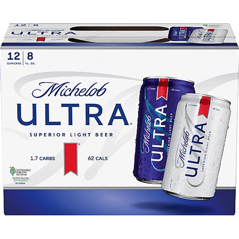 Michelob Ultra® Light Beer 12 Pack 8 Floz Cans Lagers My Country