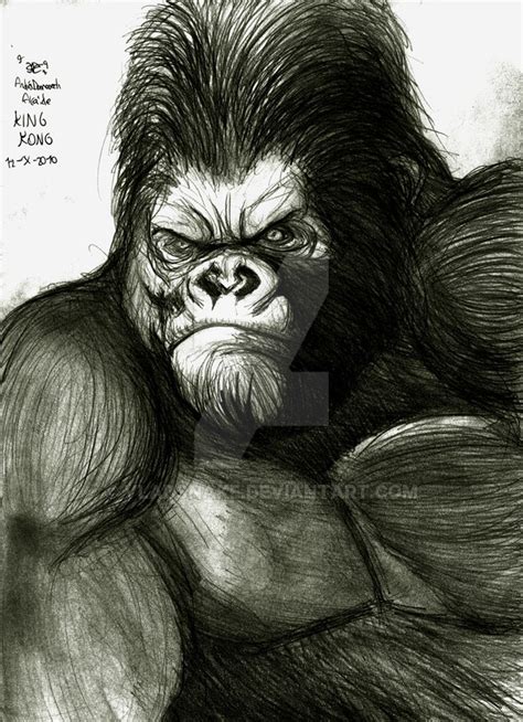 How To Draw King Kong Easy King Kong By Paulrenaud On Deviantart