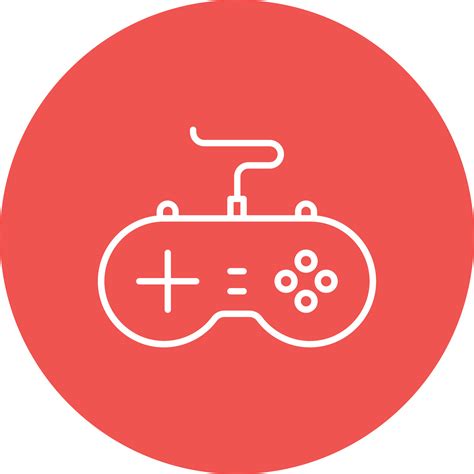 Gamepad Line Circle Background Icon 7140629 Vector Art At Vecteezy