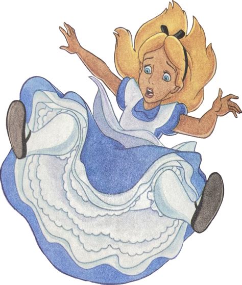 Alice Disney Falling Into The Rabbit Hole By Homersimpson1983 On Deviantart