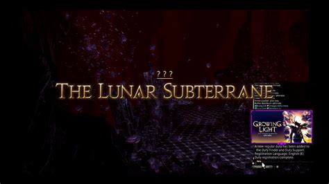 The Lunar Subterrane First Run Ffxiv Sam Youtube