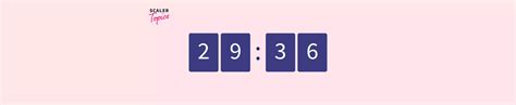 How To Create A Countdown Timer Using JavaScript Scaler Topics