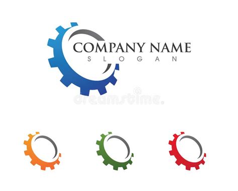 Gear Logo Template Vector Icon Stock Vector Illustration Of Marketing