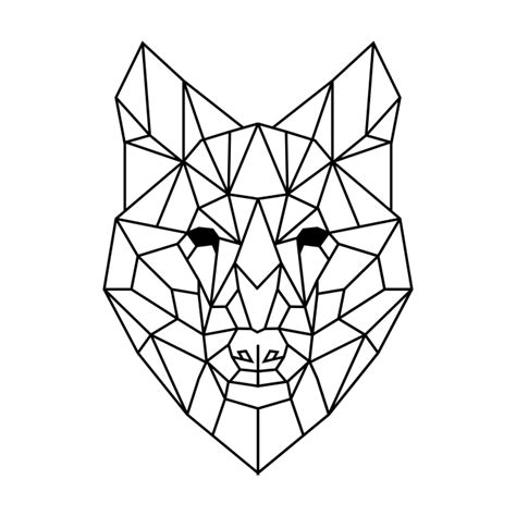 Free coloring sheets to print and download. Draw a simple geometric animal by Trogloditeuk