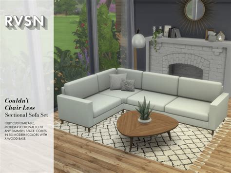 18 Pieces Of Sensational Sectional Couch Cc For The Sims 4 — Snootysims